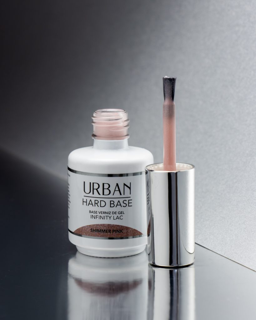 Urban Hard Base Verniz de Gel Infinity Lac Shimmer Peach