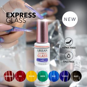 A coleção de 7 cores da Urban Design Care Express Glass